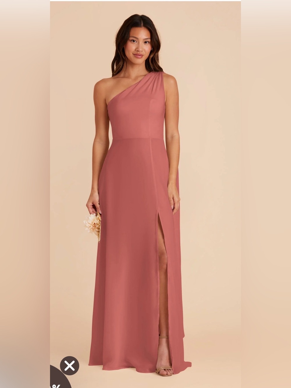Birdy Grey Melissa Chiffon Wild Rose Bridesmaid Dress